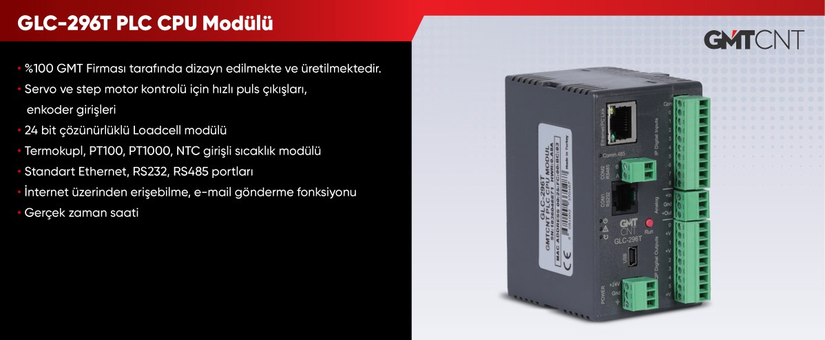 GLC-296T PLC CPU MODÜLÜ