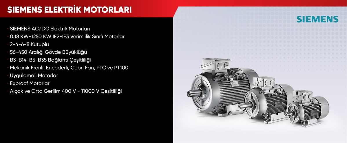 SIEMENS ELEKTRİK MOTORLARI